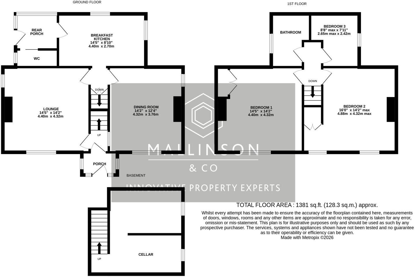 Whitwell Lane, Stocksbridge, Sheffield, S36 1GE floorplan