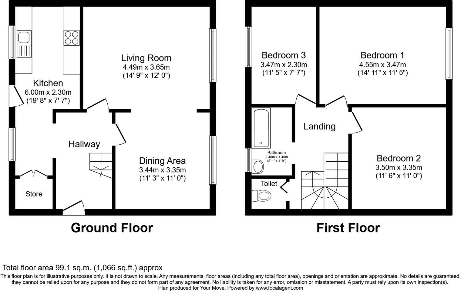 Green Avenue, Swinton, Manchester, Greater Manchester, M27 floorplan