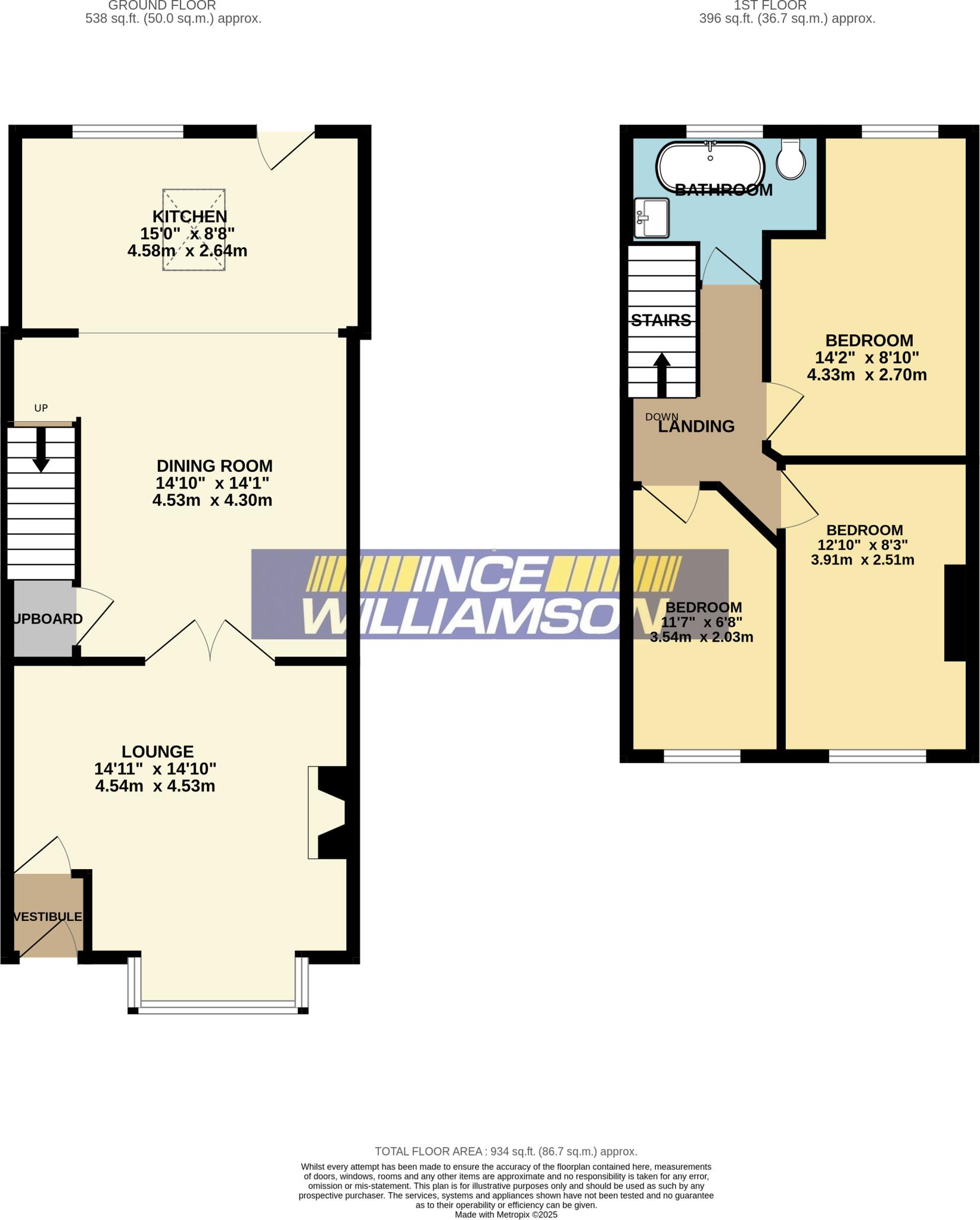 Chapel Lane, Coppull, Chorley floorplan