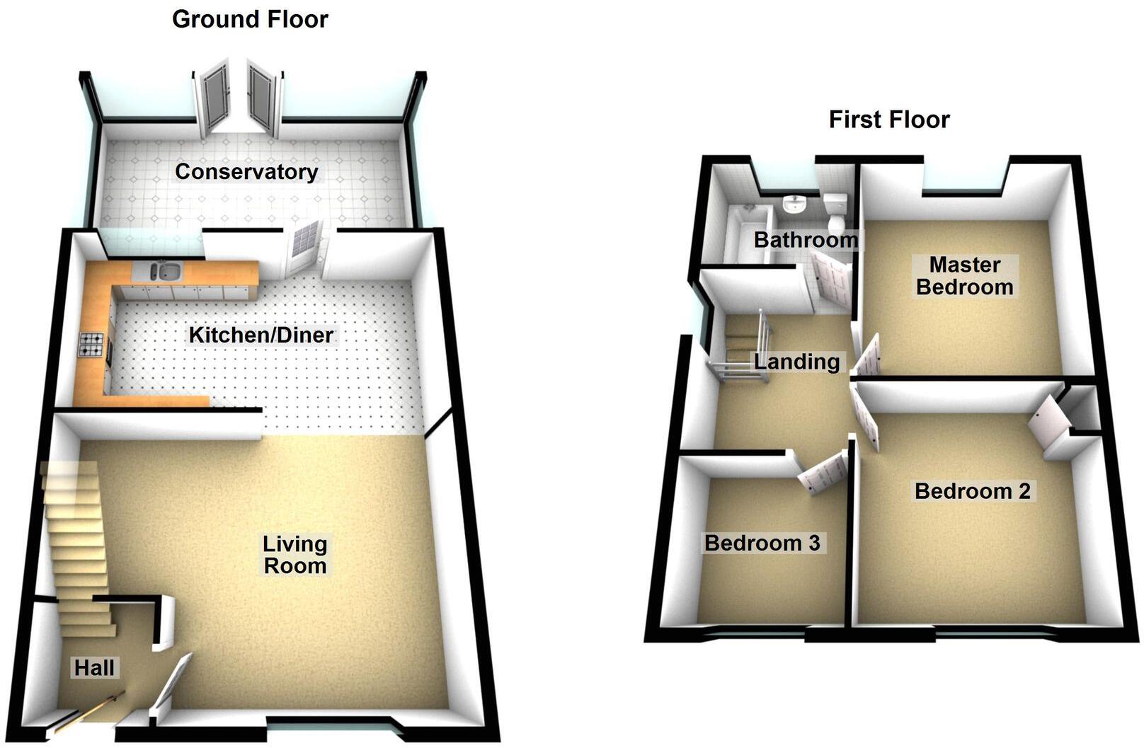 57, Marsh House Lane, Darwen, BB3 floorplan
