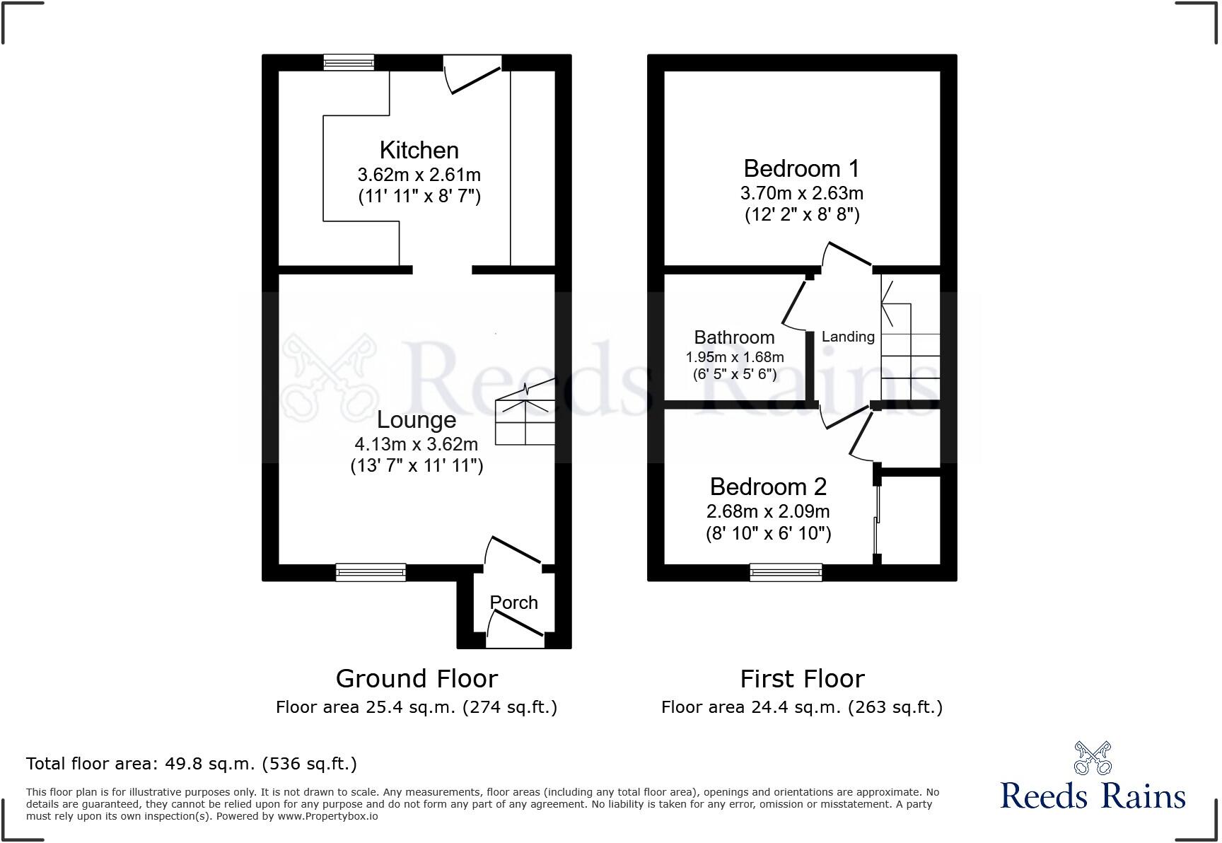 Brookfield Close, Dalton, Rotherham, South Yorkshire, S65 floorplan