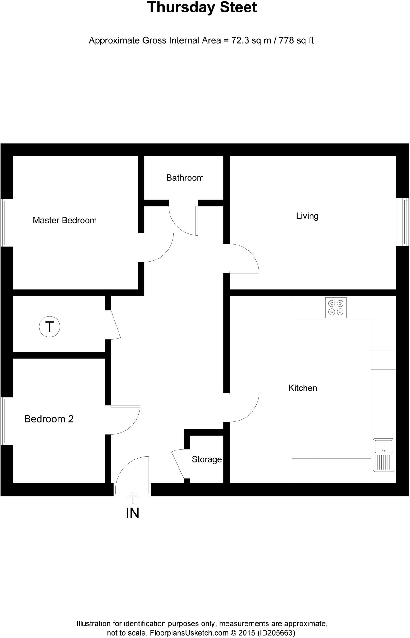 Thursday Street , Swindon, Wiltshire floorplan