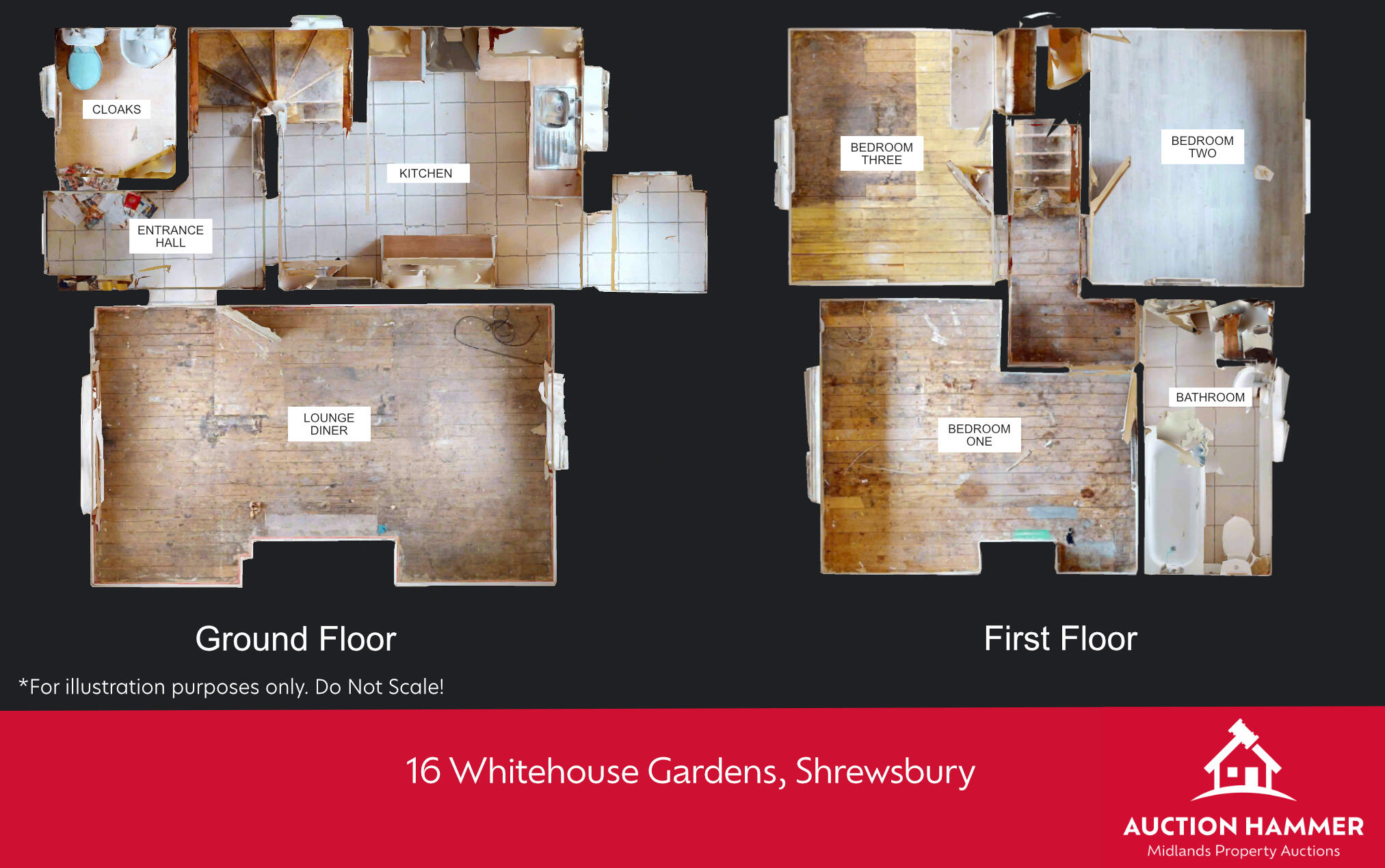 16 Whitehouse Gardens, Ditherington, Shrewsbury, Shropshire SY1 4BX floorplan