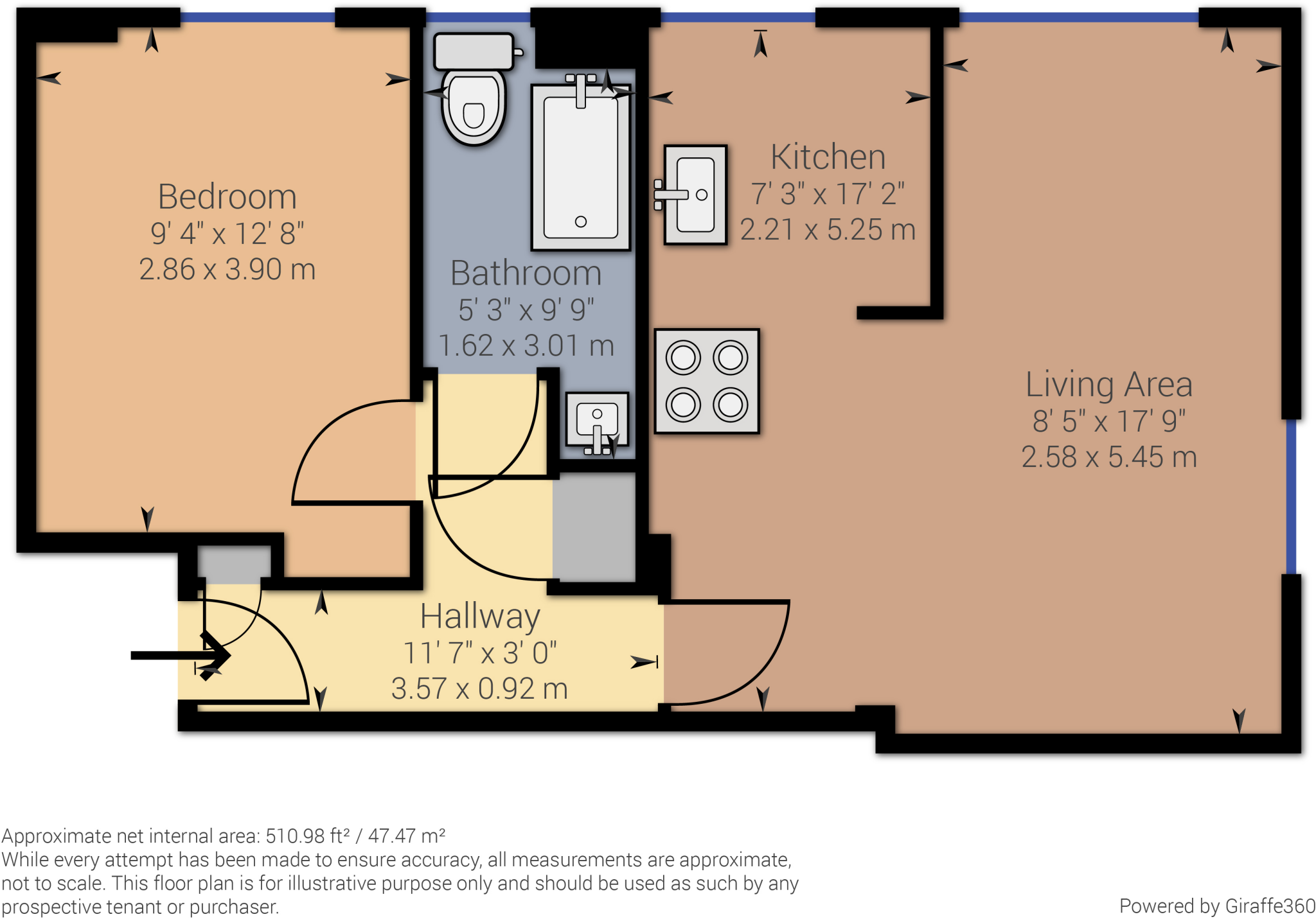 Bewbush, Crawley floorplan