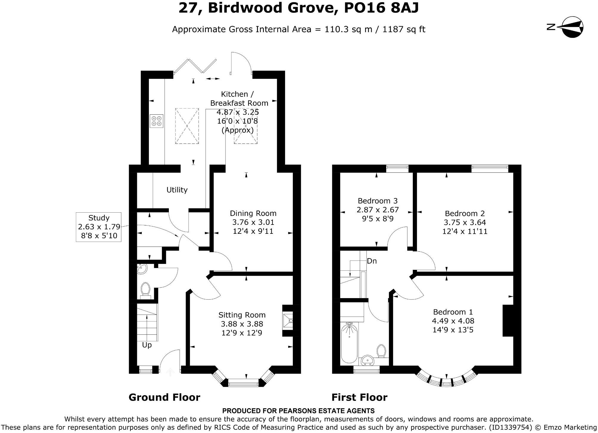 Birdwood Grove, Fareham floorplan