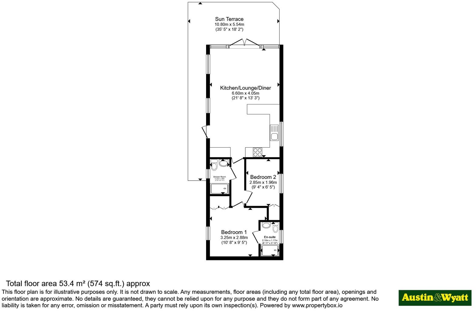 Napier Road, Rockley Park, Poole, Dorset, BH15 floorplan