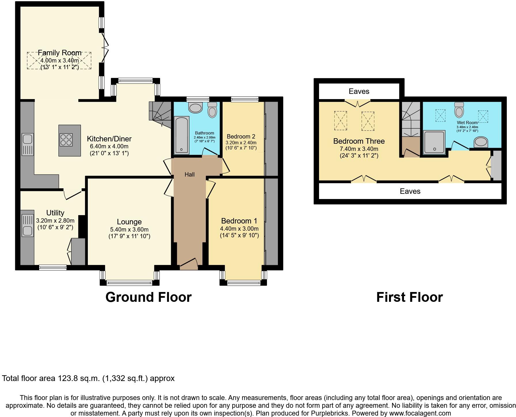Leaside Avenue, Chadderton, Oldham, OL1 floorplan