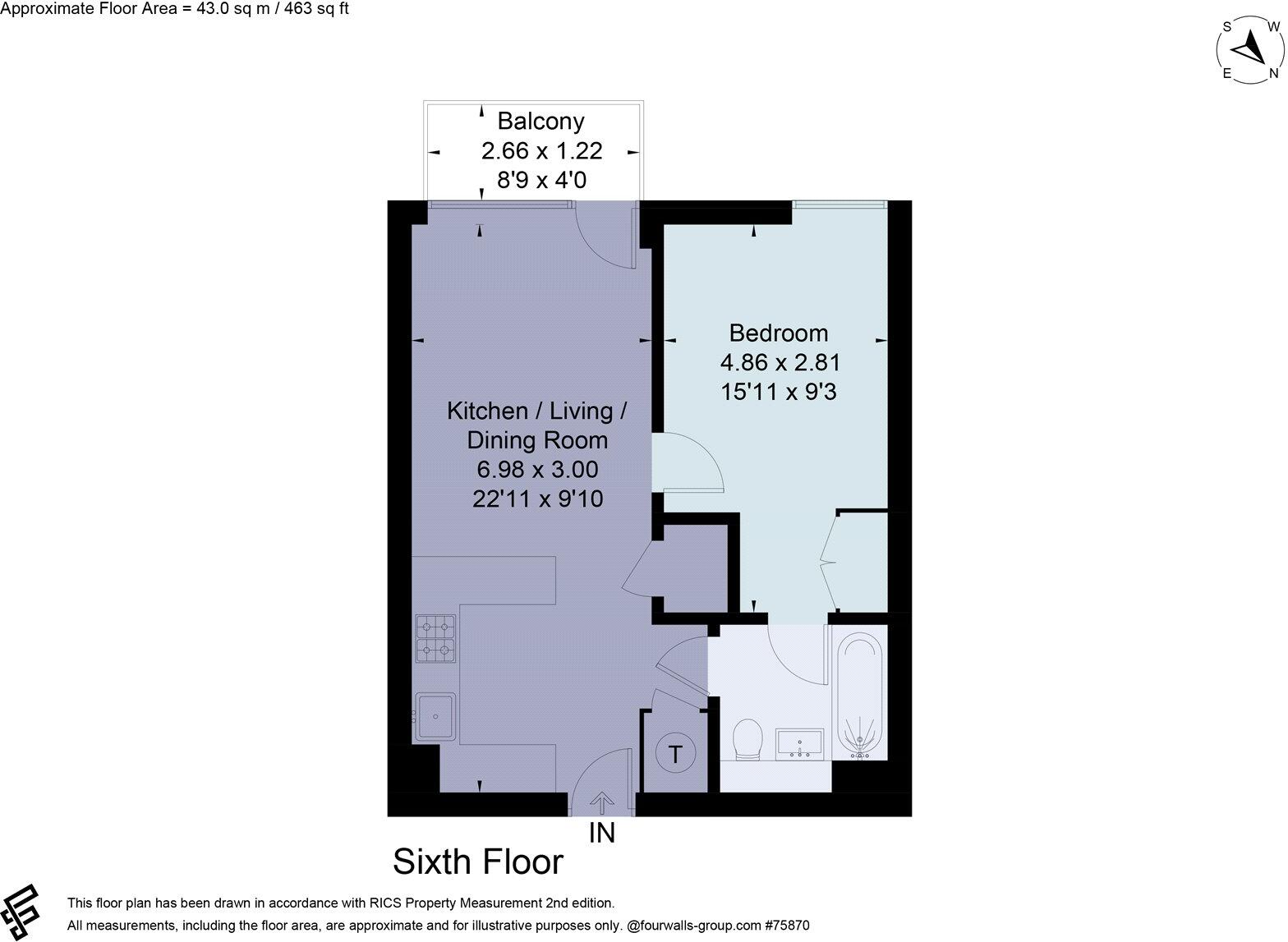 Local Crescent, 4 Hulme Street, Salford, Greater Manchester, M5 floorplan