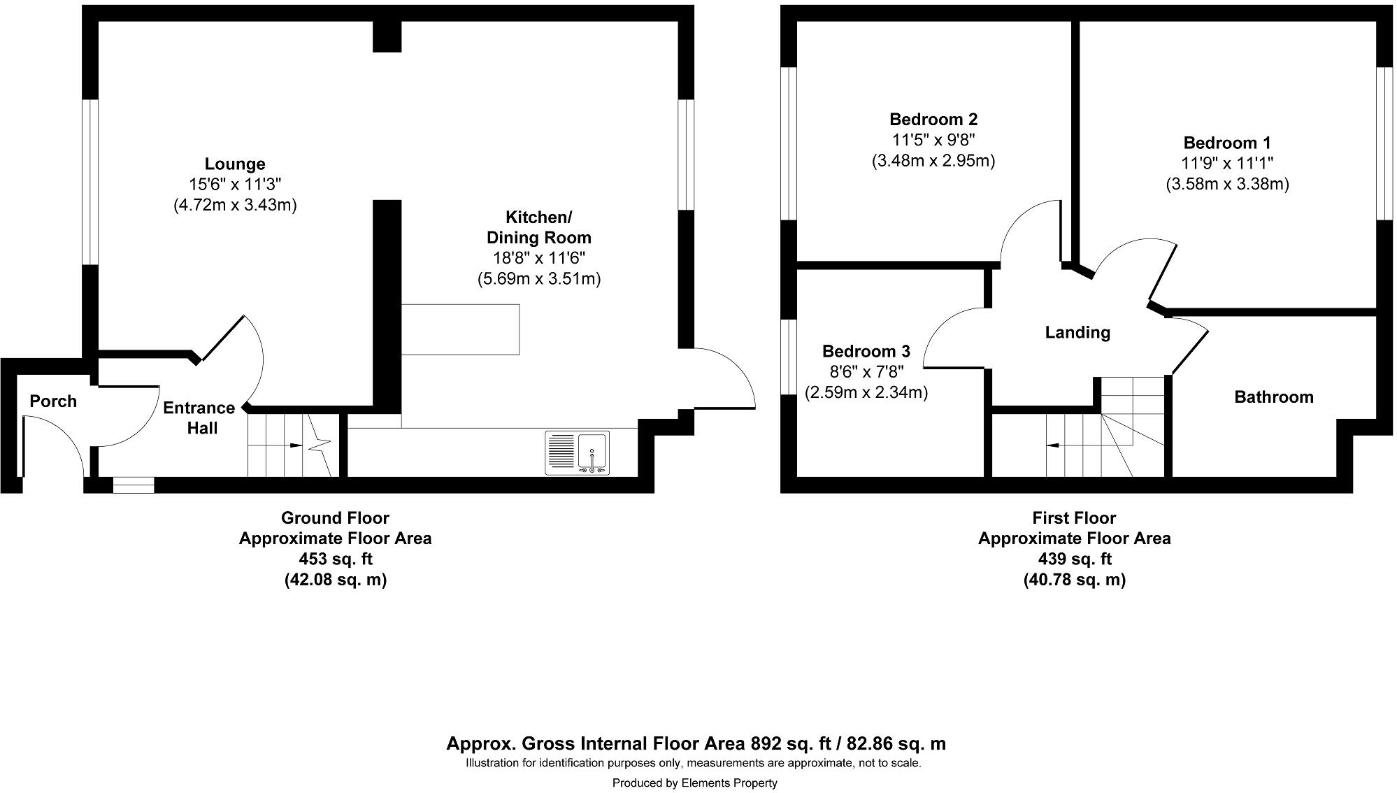 Belloc Close, Crawley, West Sussex. RH10 3DA floorplan