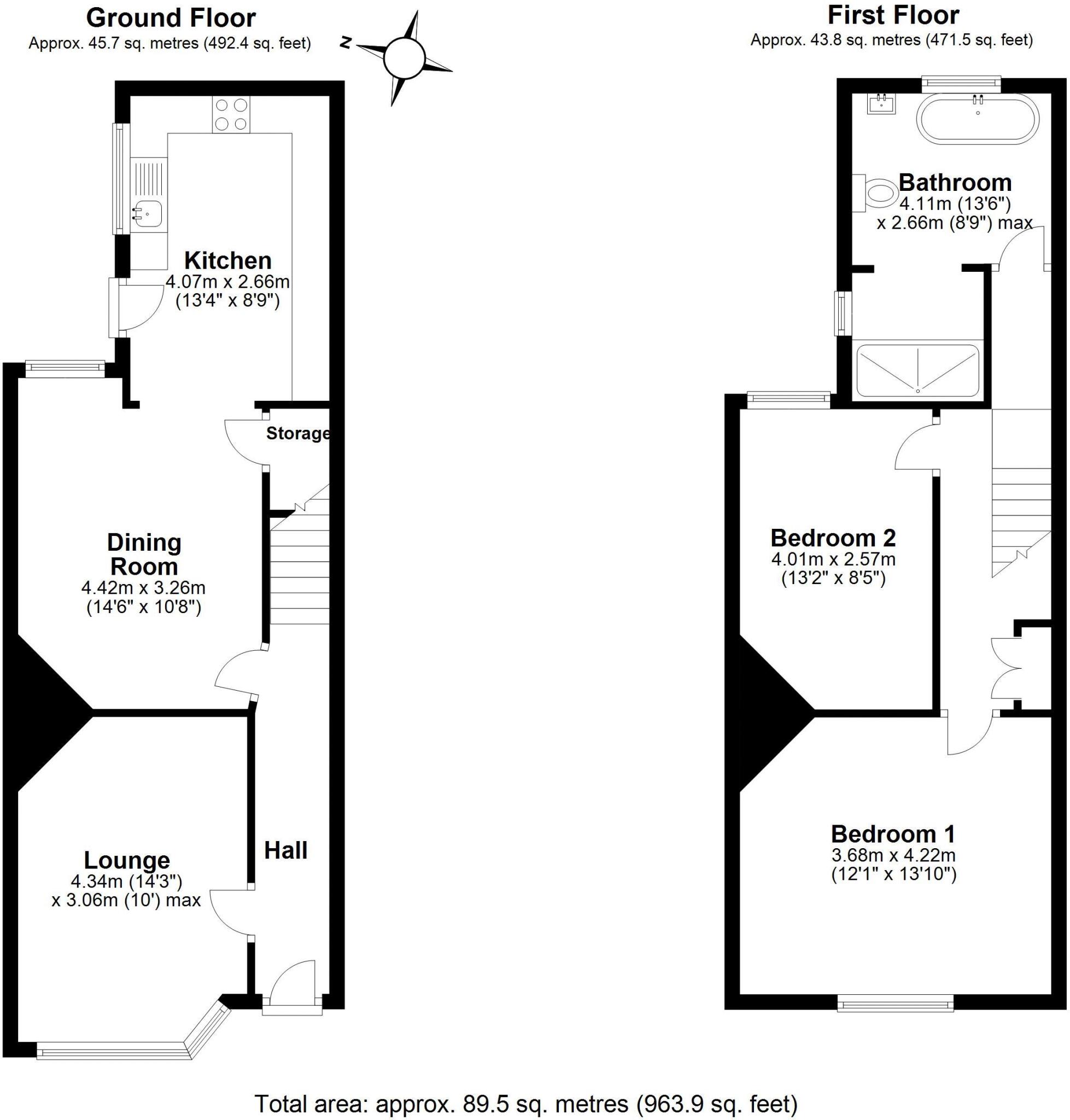 Warburton Street, Stockton Heath floorplan