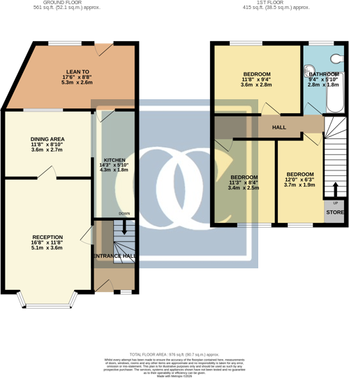 Ransome Road, Gun Hill, Coventry, CV7 8GY floorplan