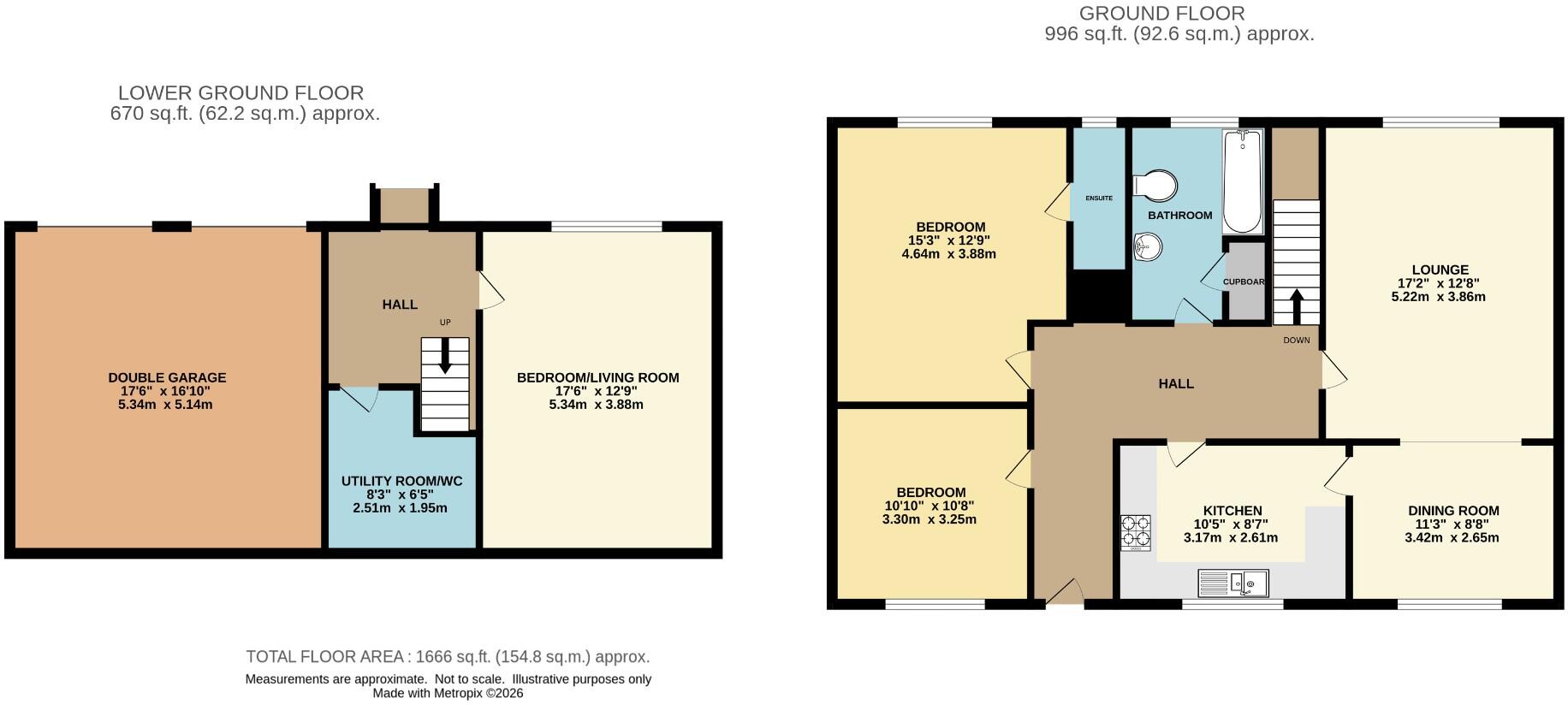 3 Carr Hill Lane, Briggswath, YO21 1RS floorplan