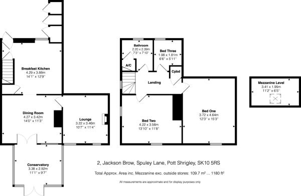 Jackson Brow, Spuley Lane, Bollington, SK10 5RS floorplan