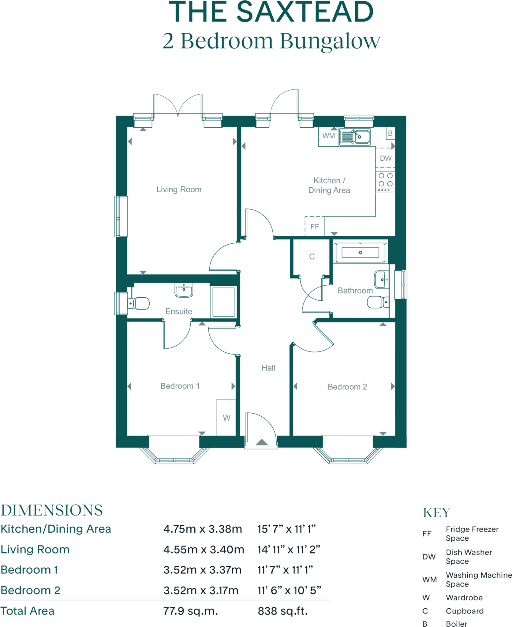 Leaf Living at Finches Park, Frinton-On-Sea, Essex, CO13 floorplan