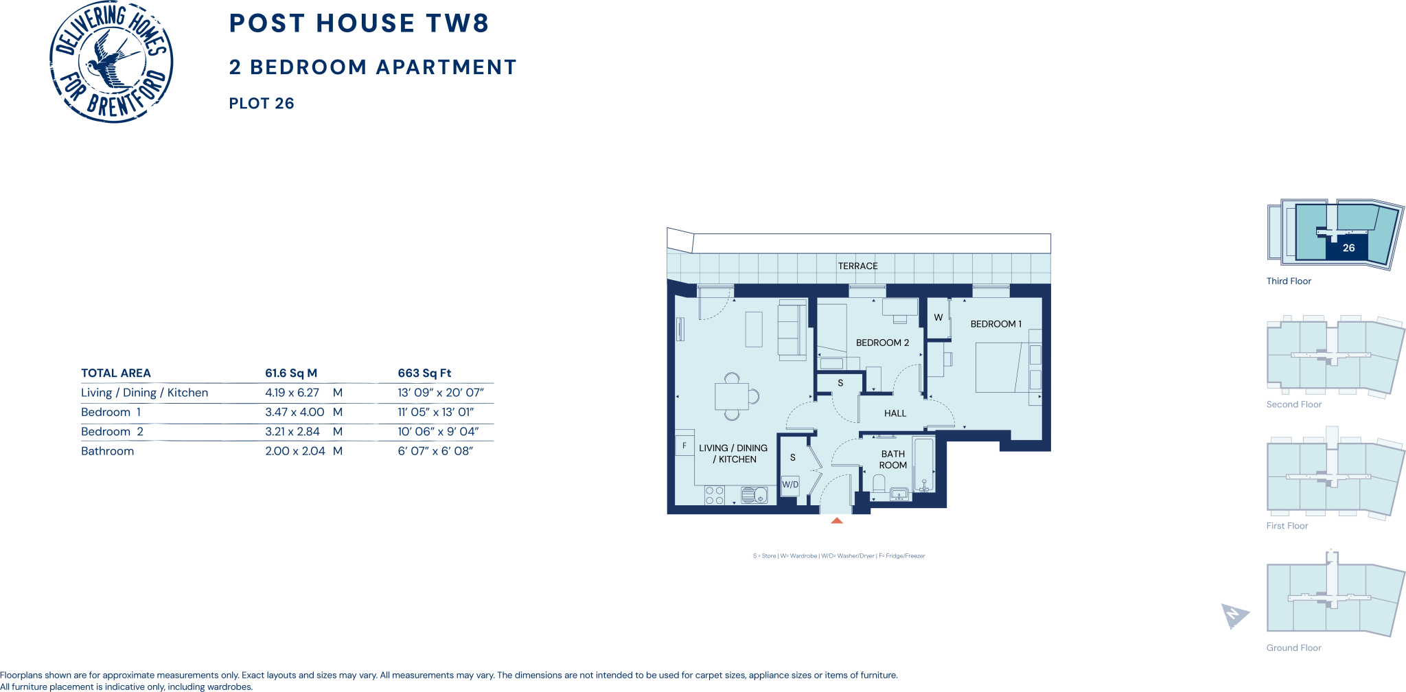 Bell Tree Court, London Road, Brentford, Hounslow floorplan