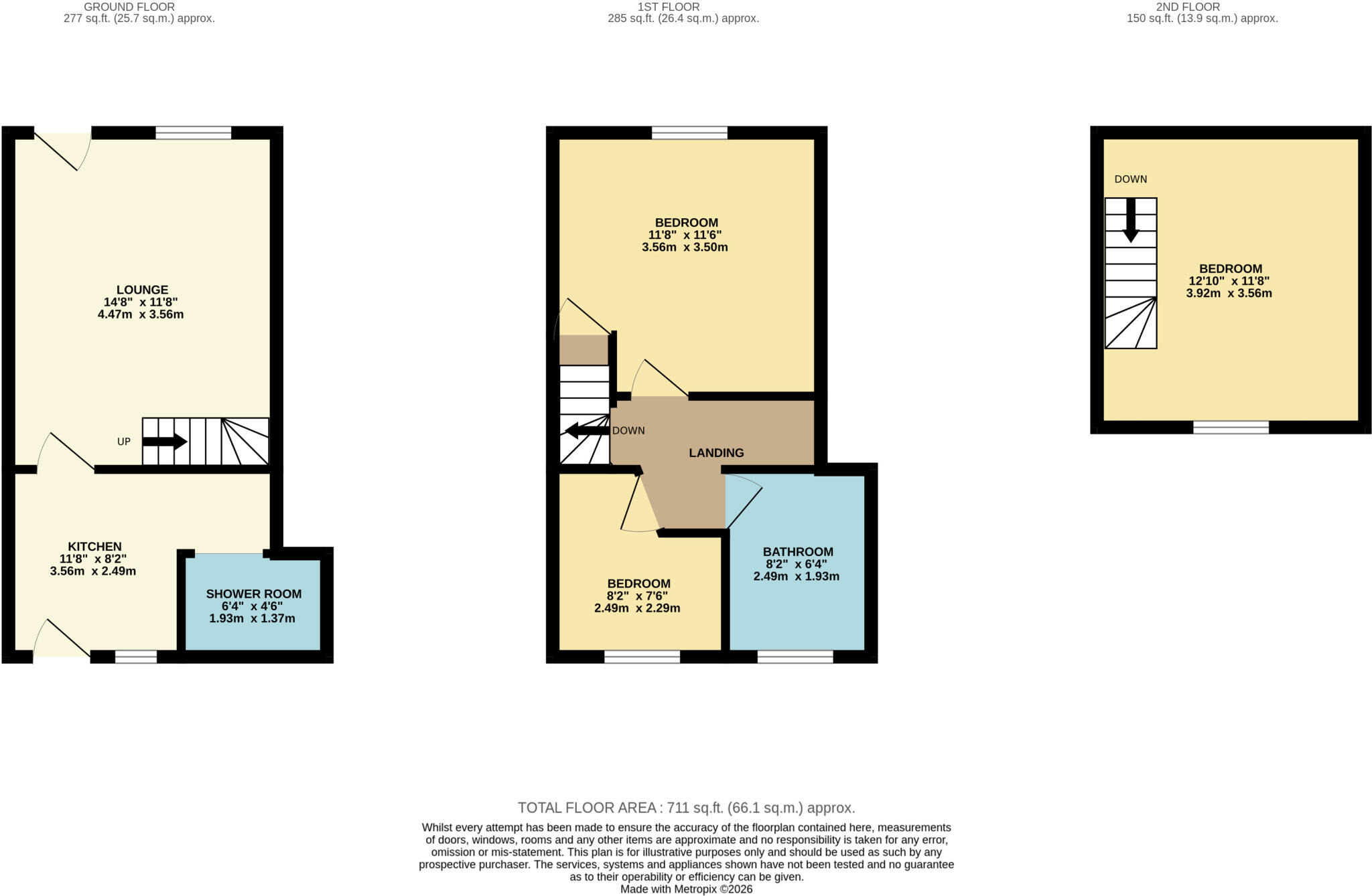 39 Upwell Hill, Sheffield S4 8EZ floorplan