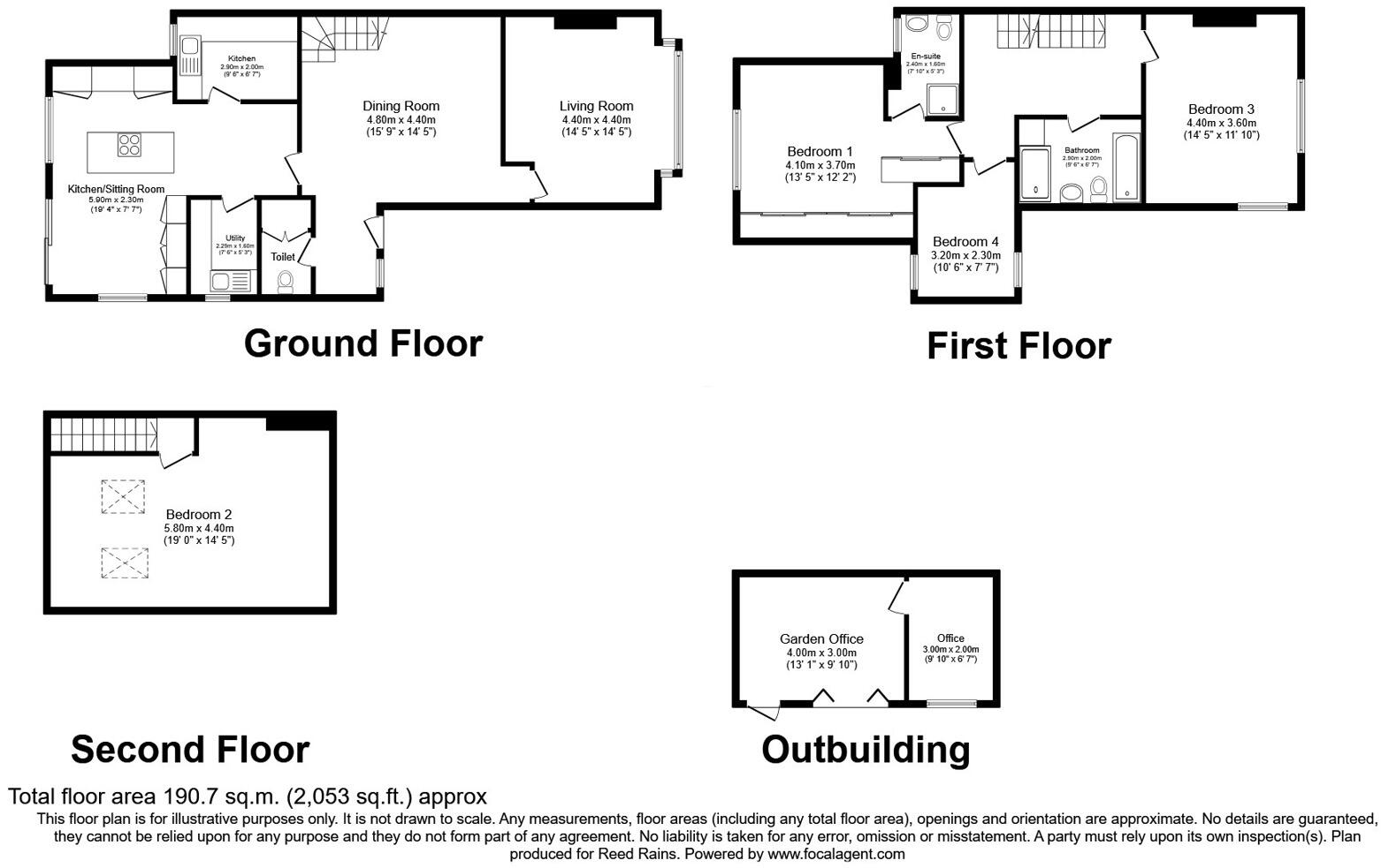 Wycliffe Avenue, Wilmslow, Cheshire, SK9 floorplan