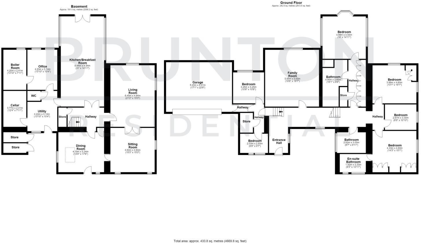 North Bank, Haydon Bridge, Hexham, NE47 floorplan