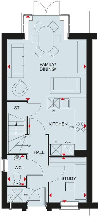 Brooks Drive,
Waverley,
South Yorkshire,
S60 8BH floorplan