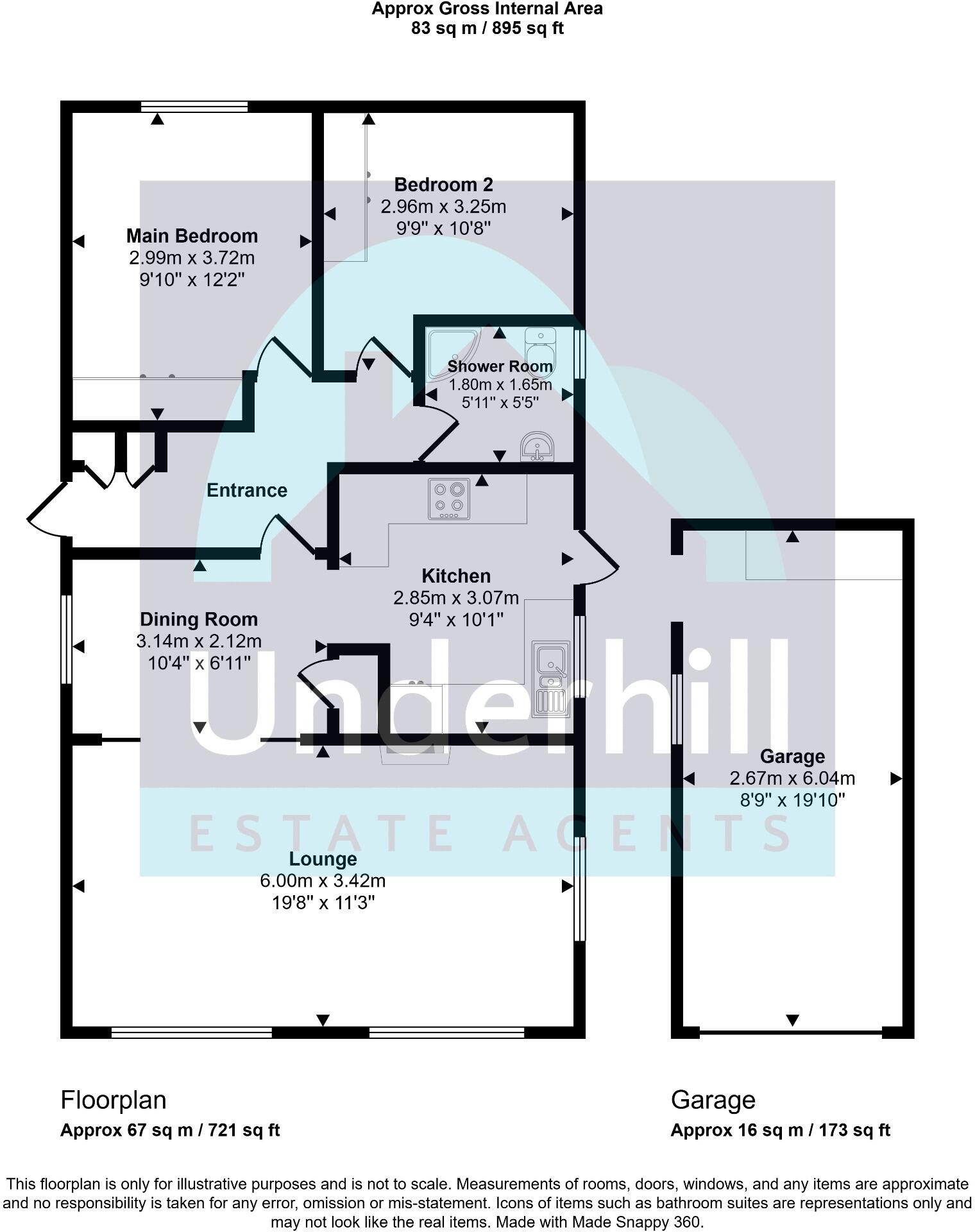 Cat & Fiddle, Clyst St Mary, Exeter floorplan