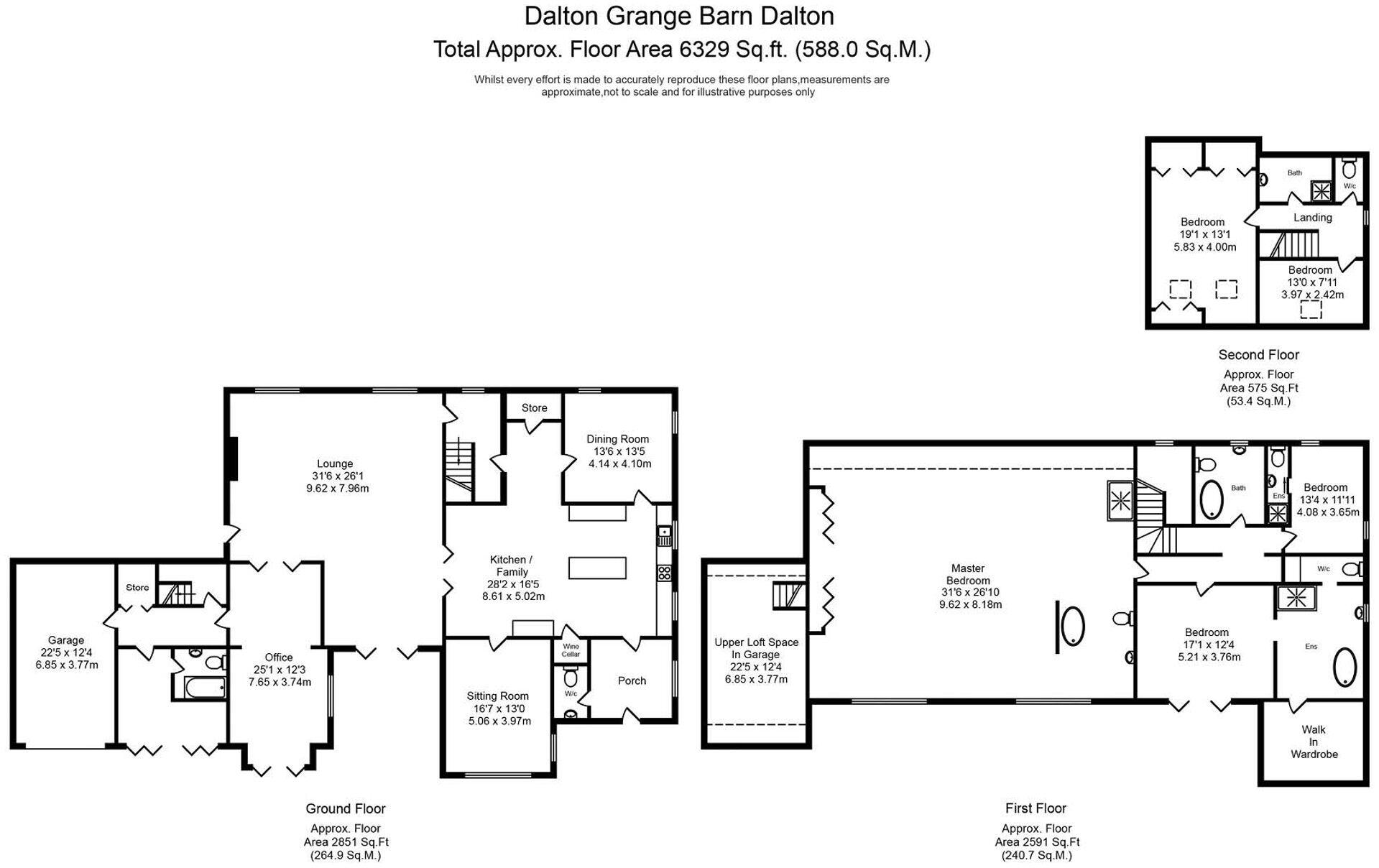Higher Lane, Dalton, WN8 floorplan