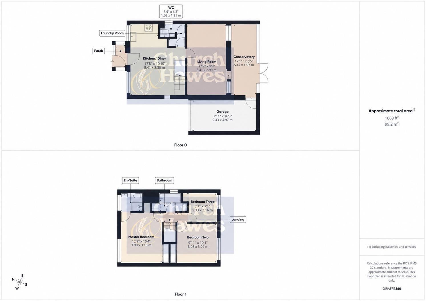 Deerhurst Chase, Bicknacre floorplan