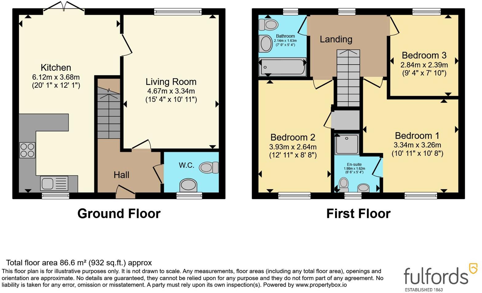 French Furze Road, Blackawton, Totnes, Devon, TQ9 floorplan