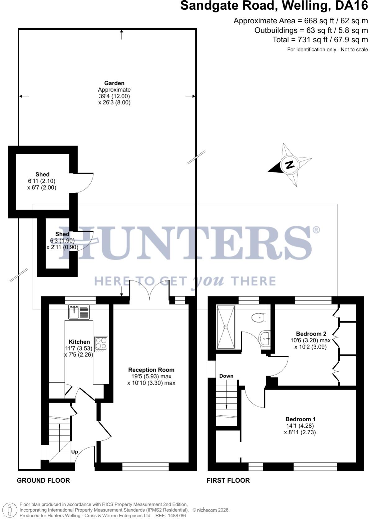 Sandgate Road, Welling, Kent, DA16 floorplan