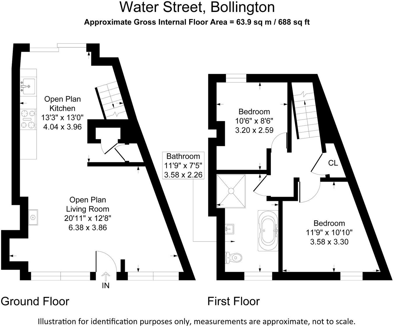 Water Street, Bollington floorplan