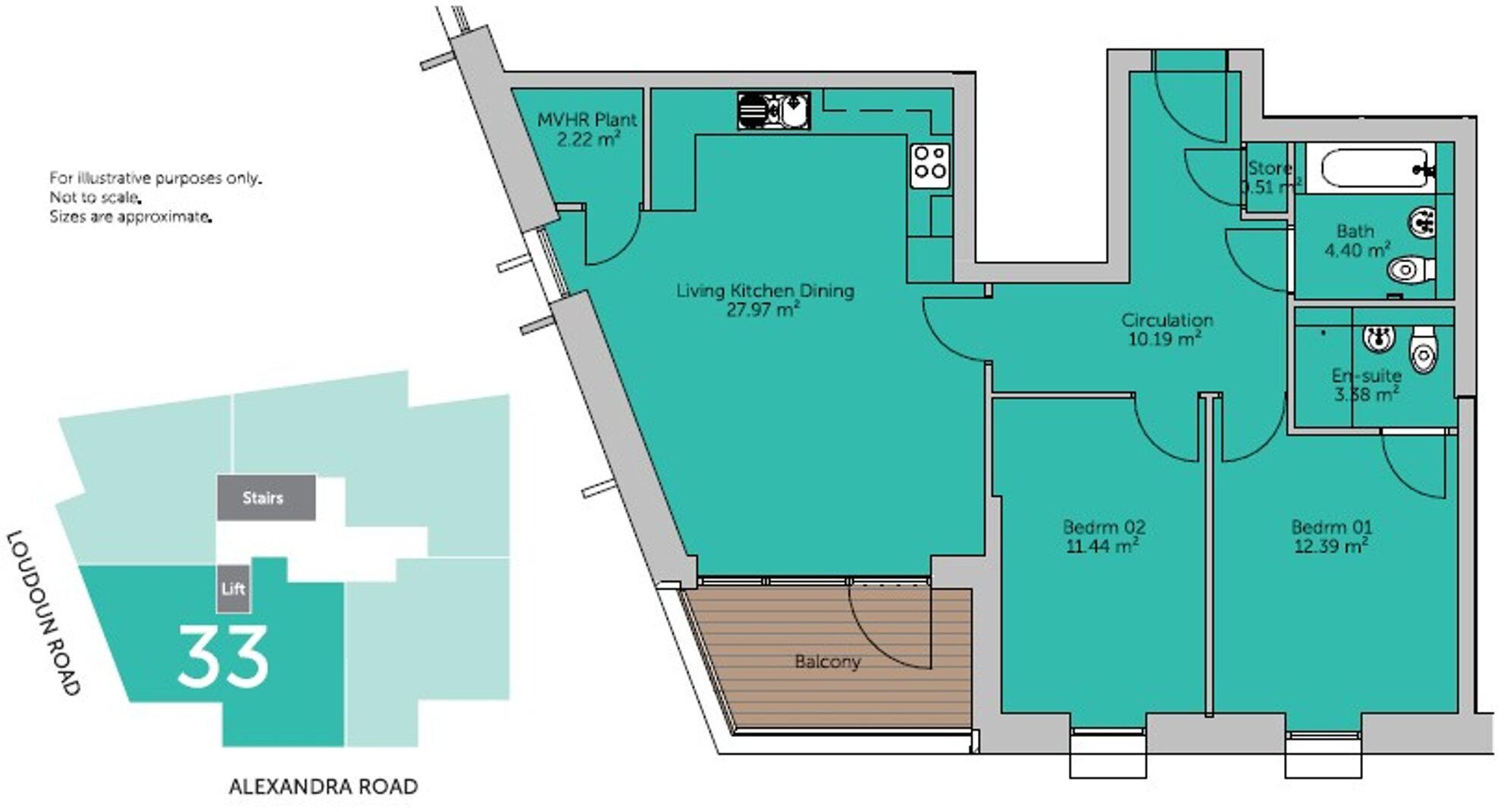 Loudoun Road, London, NW8 floorplan