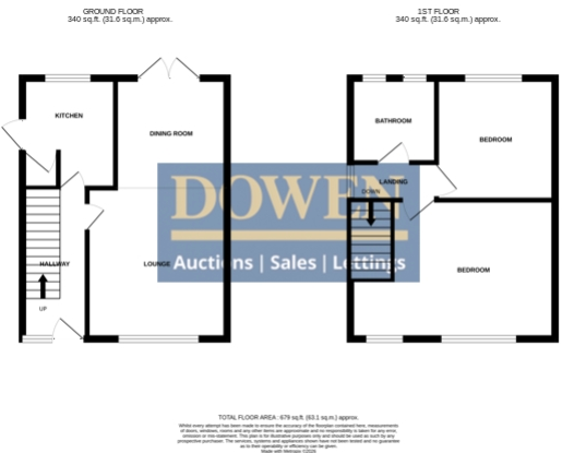 Courtney Drive, Sunderland, SR3 floorplan