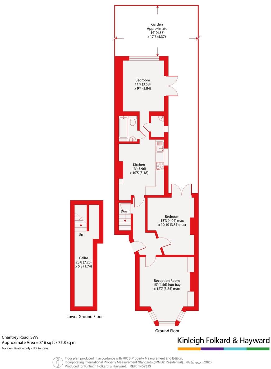 Chantrey Road, Brixton, London, SW9 floorplan