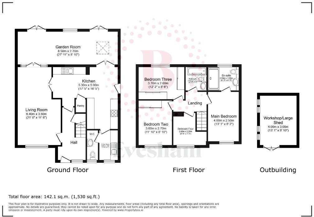 Coxlea Close, Evesham, WR11 floorplan