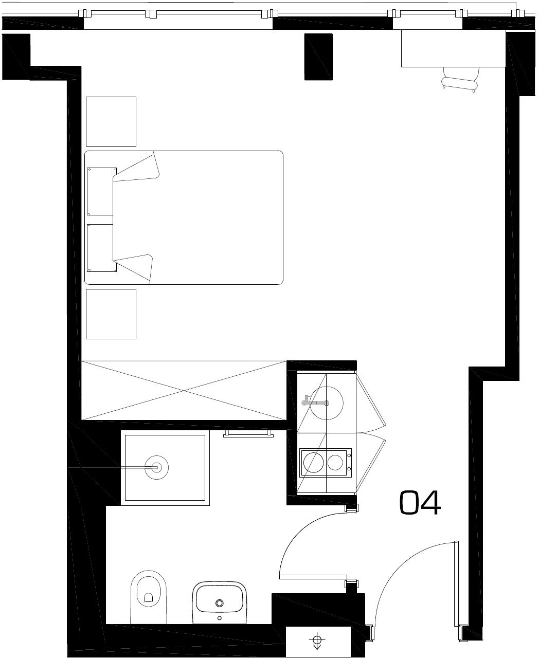 Quarters Apartments, Wellesley Road, Croydon floorplan
