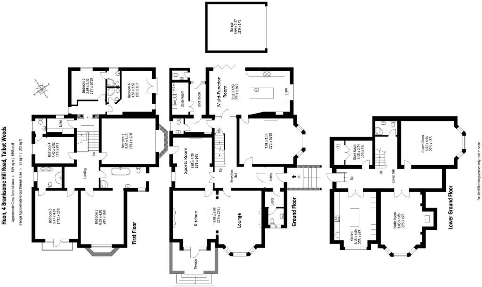The Huon, Branksome Hill Road, Talbot Woods, Bournemouth, BH4 9LD floorplan