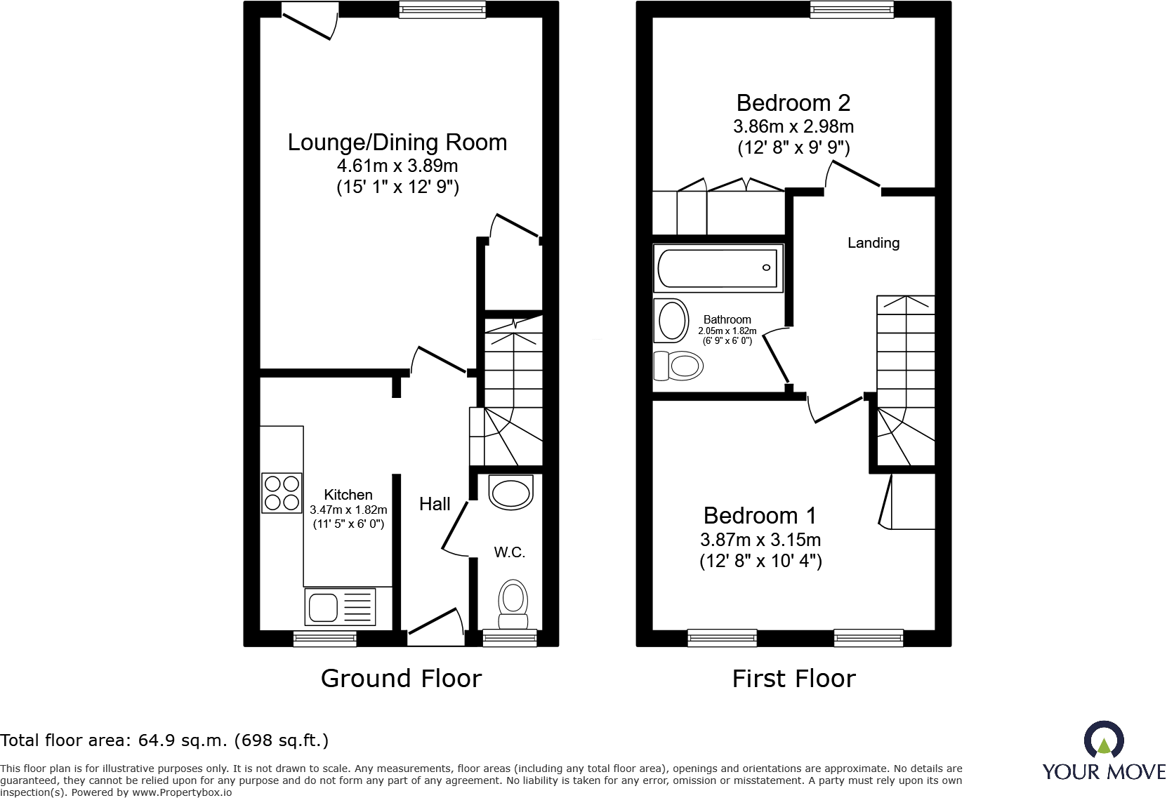 Hallcroft Road, Ilkeston, Derbyshire, DE7 floorplan