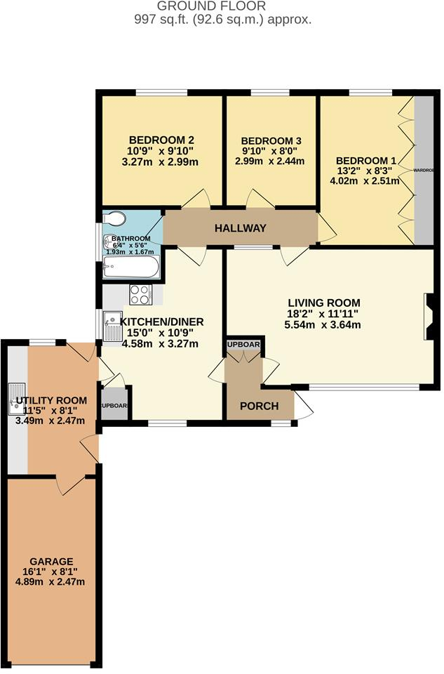 Green Oak Road, Bilbrook, Wolverhampton floorplan