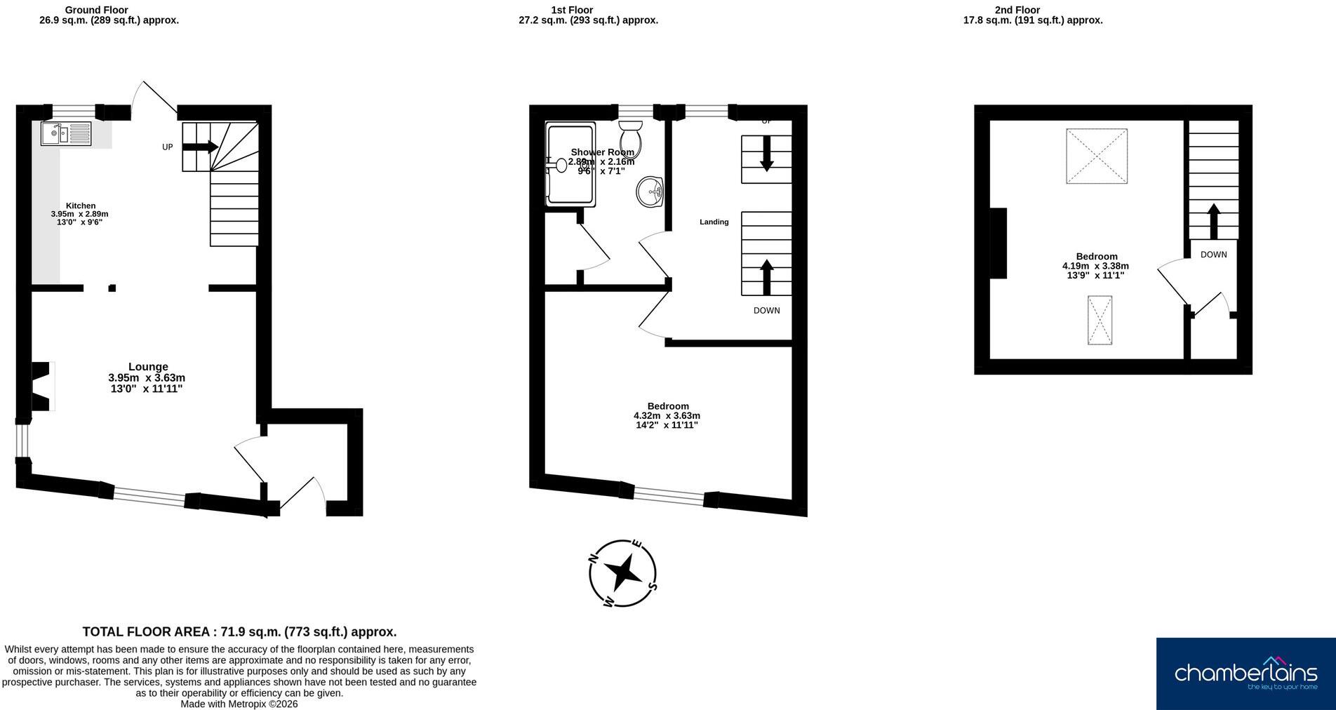 Bell Cottage, 4a Exeter Street, Teignmouth, TQ14 8JJ floorplan