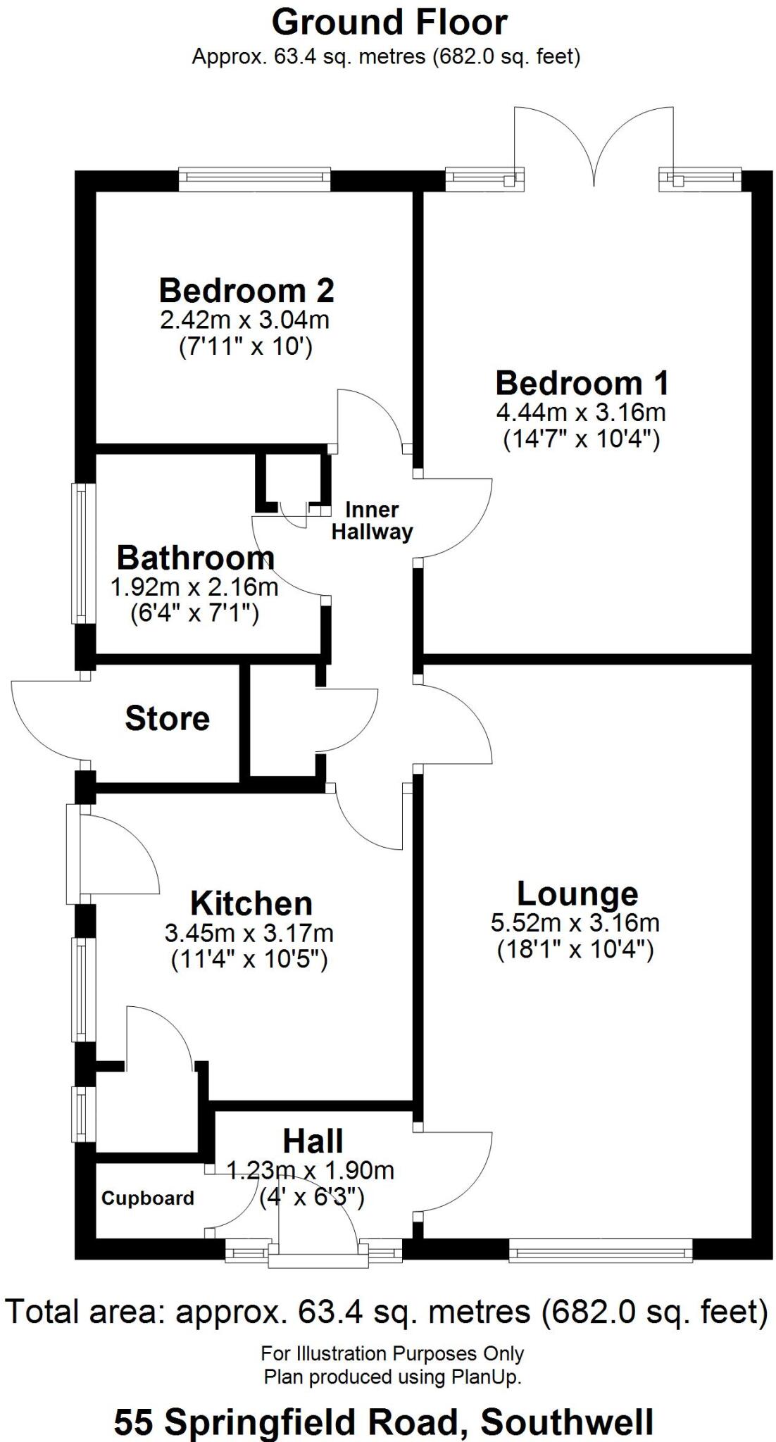 Springfield Road, Southwell floorplan