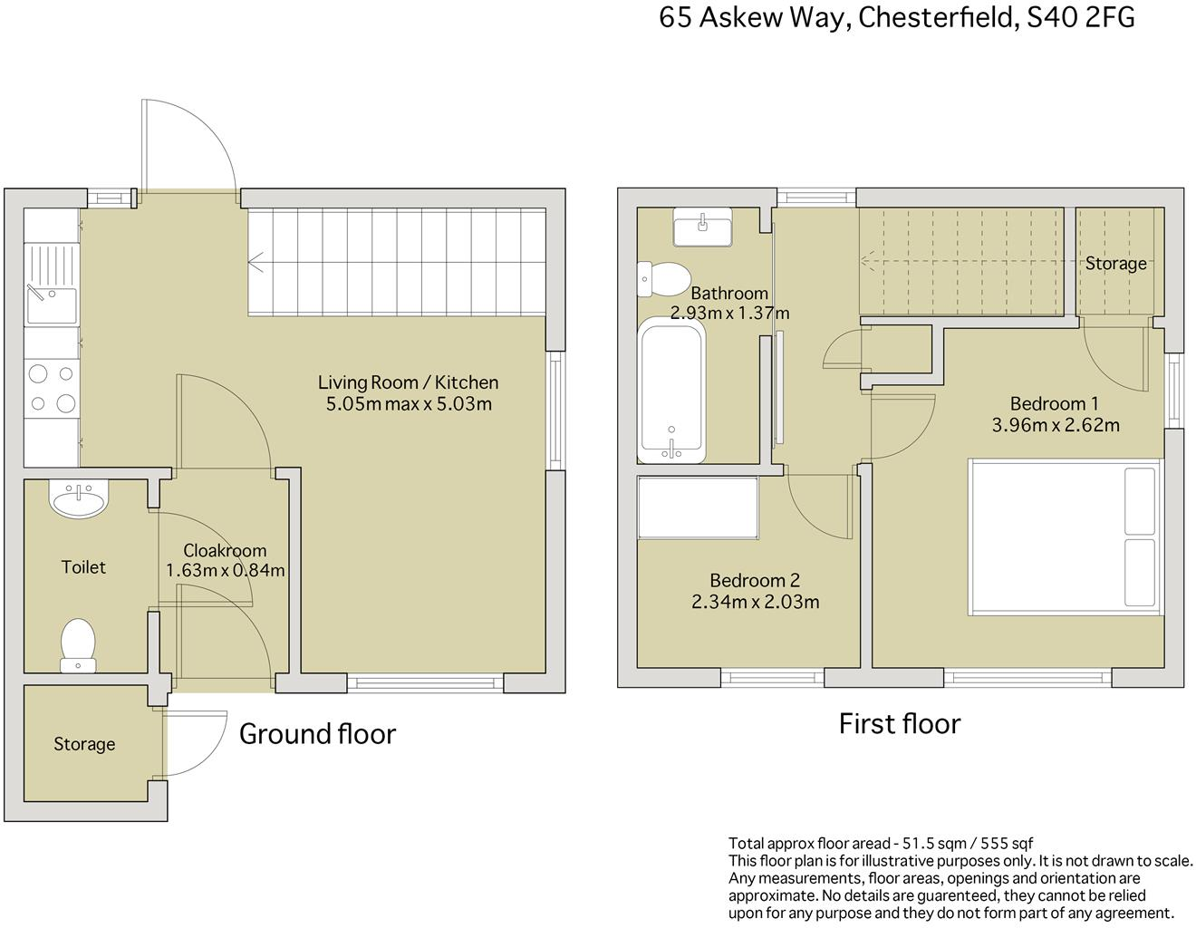 Askew Way, Chesterfield floorplan