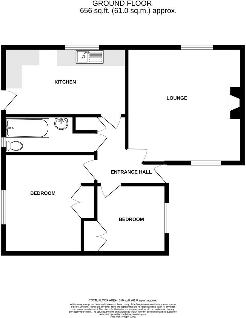 2 Oaklands, Woodhall Spa floorplan