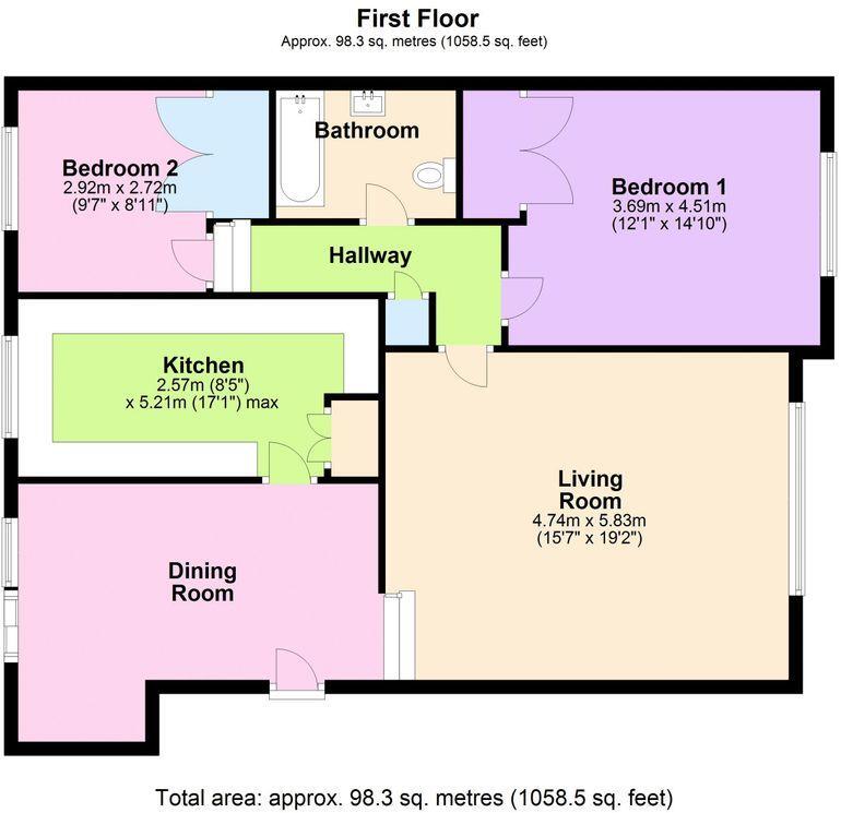 Leigh Court, Byron Hill Road, Harrow on the Hill floorplan