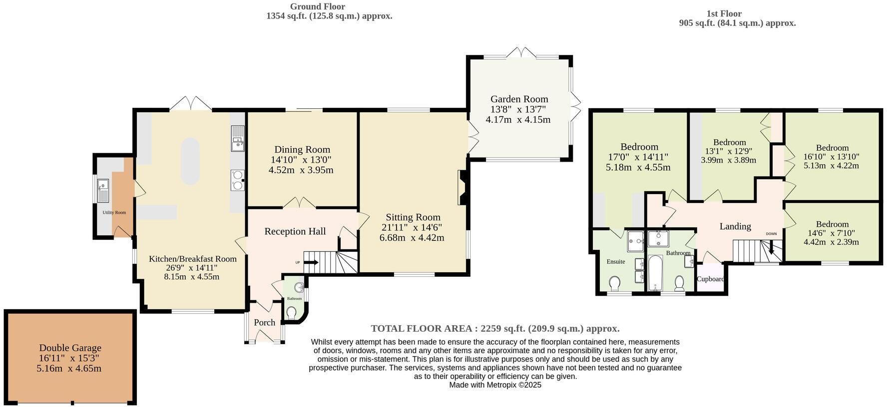 Pipers Gardens, Diss floorplan