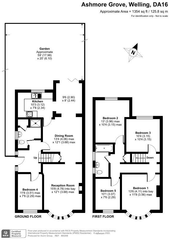 Ashmore Grove, Welling floorplan