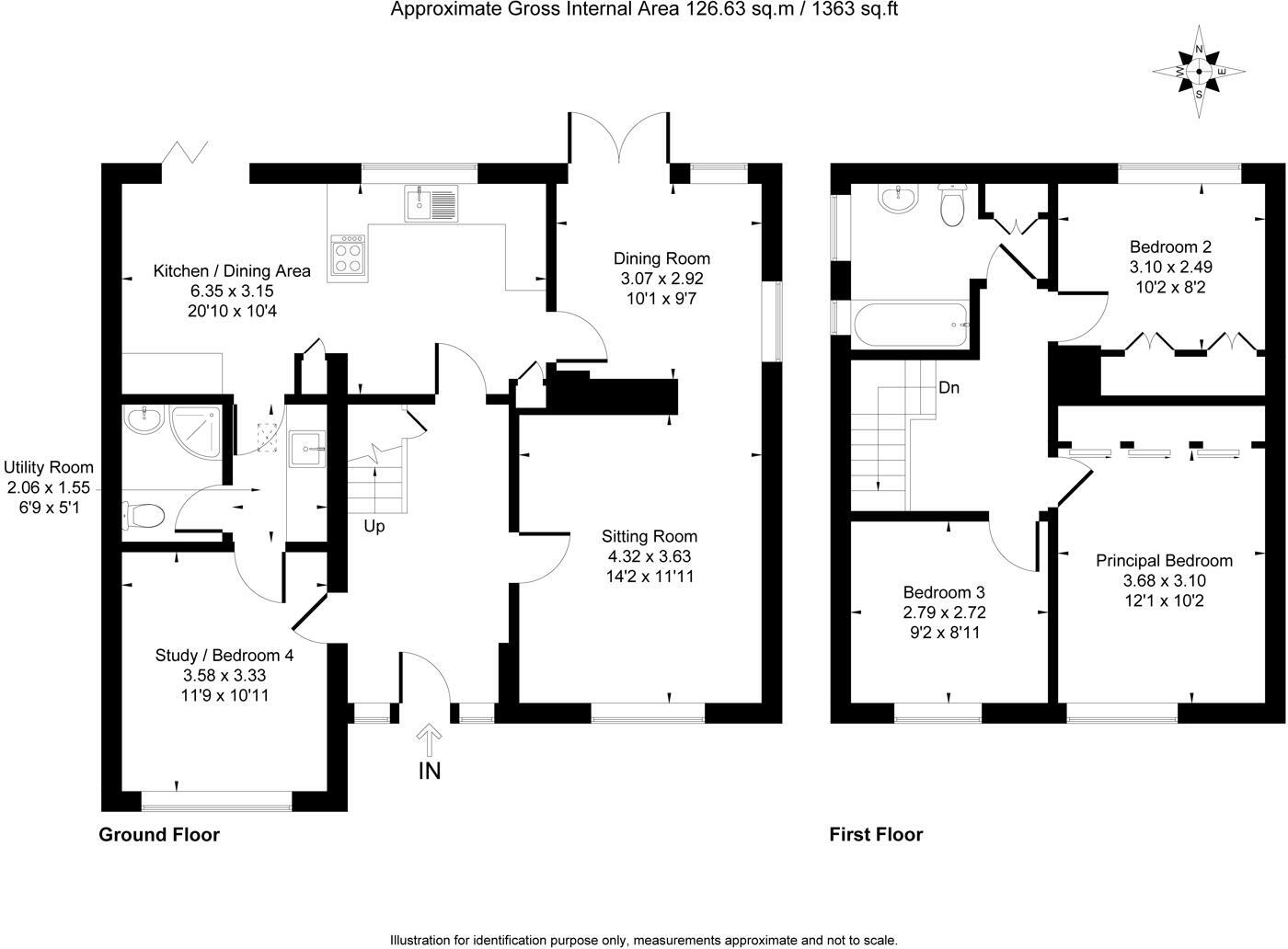 Brian Road, Harlington floorplan