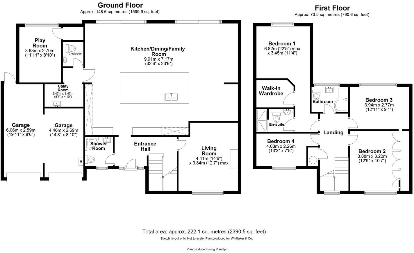 Dale Avenue, Gustard Wood floorplan