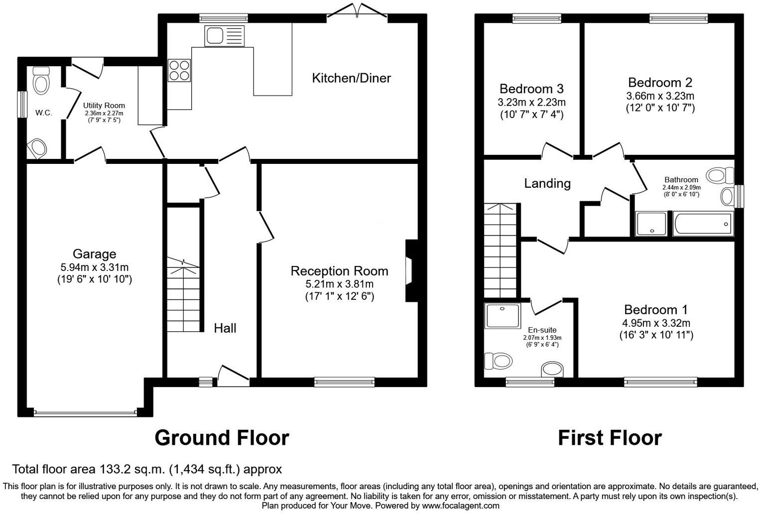 Woodside Park, Wigton, CA7 floorplan