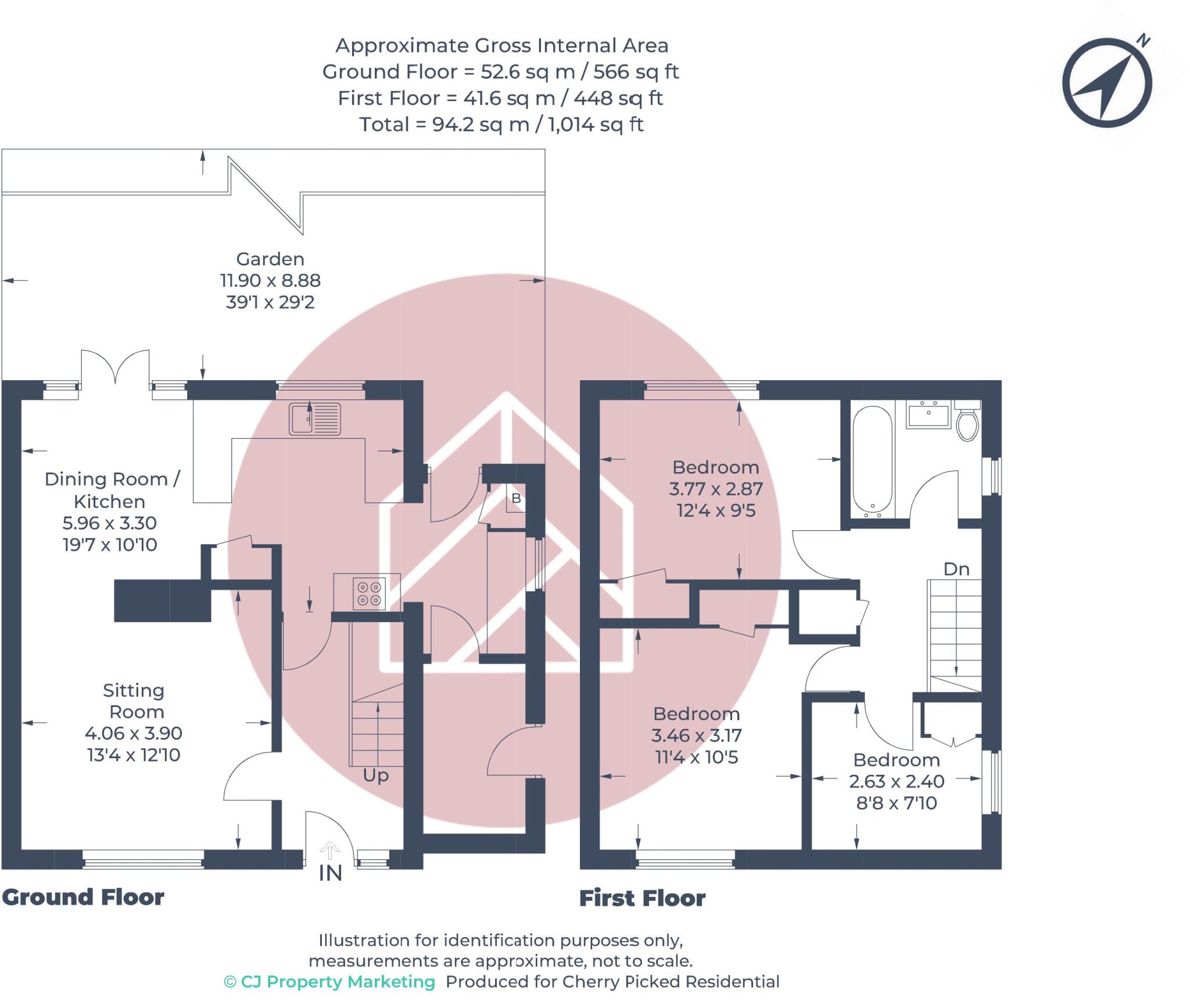 Nunnery Close, Oxford floorplan