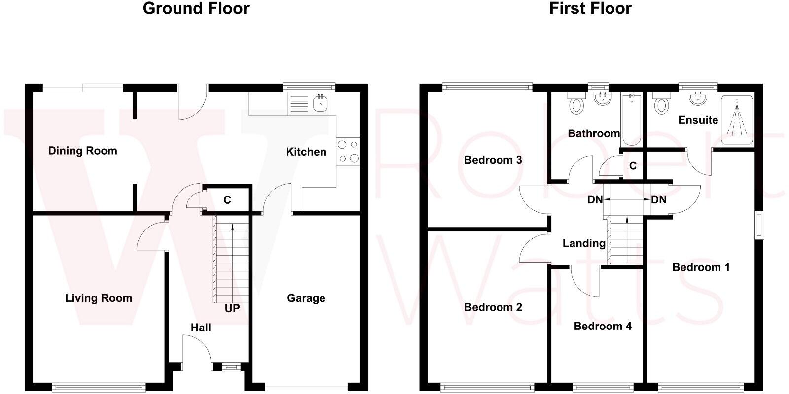 Ashbourne Drive, Cleckheaton, West Yorkshire, BD19 floorplan