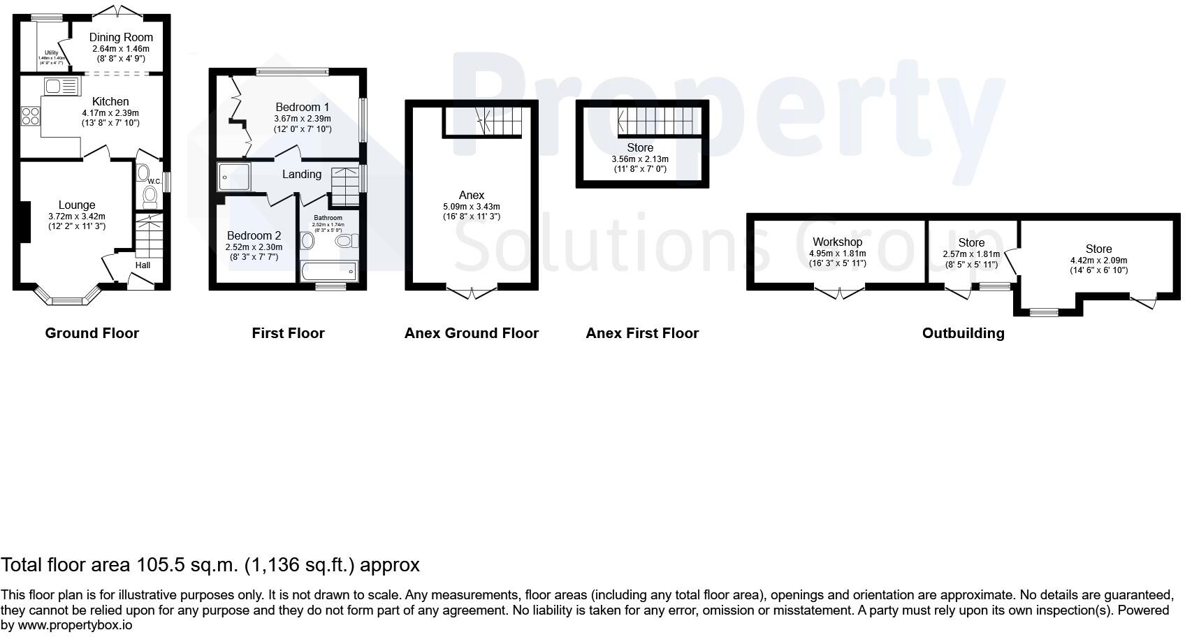 Kettles Cottages, Newdigate Road, Beare Green, Surrey floorplan